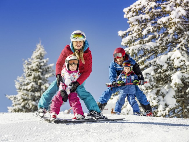 Skifahren mit Kindern, Skikurse in Flachau © Flachau Tourismus | zooom productions 