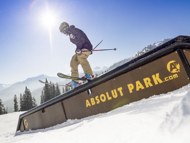 Snowboarden, Slopestyle und Freestyle im Absolutpark in Flachauwinkl © Flachau Tourismus | zooom productions 